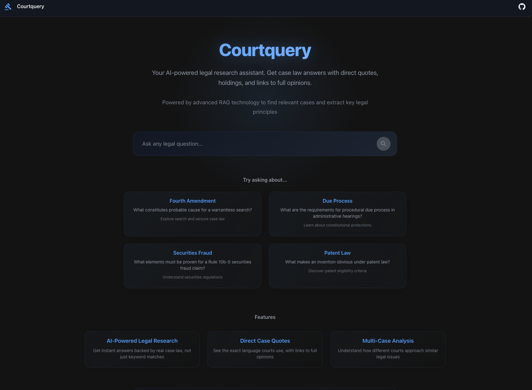 Court Query preview